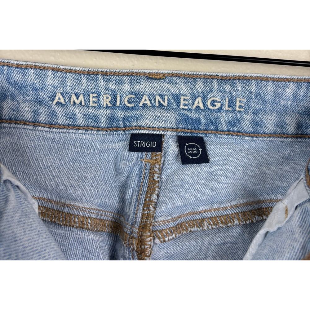 American Eagle Strigid Mom Jeans Women's Size 2 in Blue Breeze - Picture 6 of 12